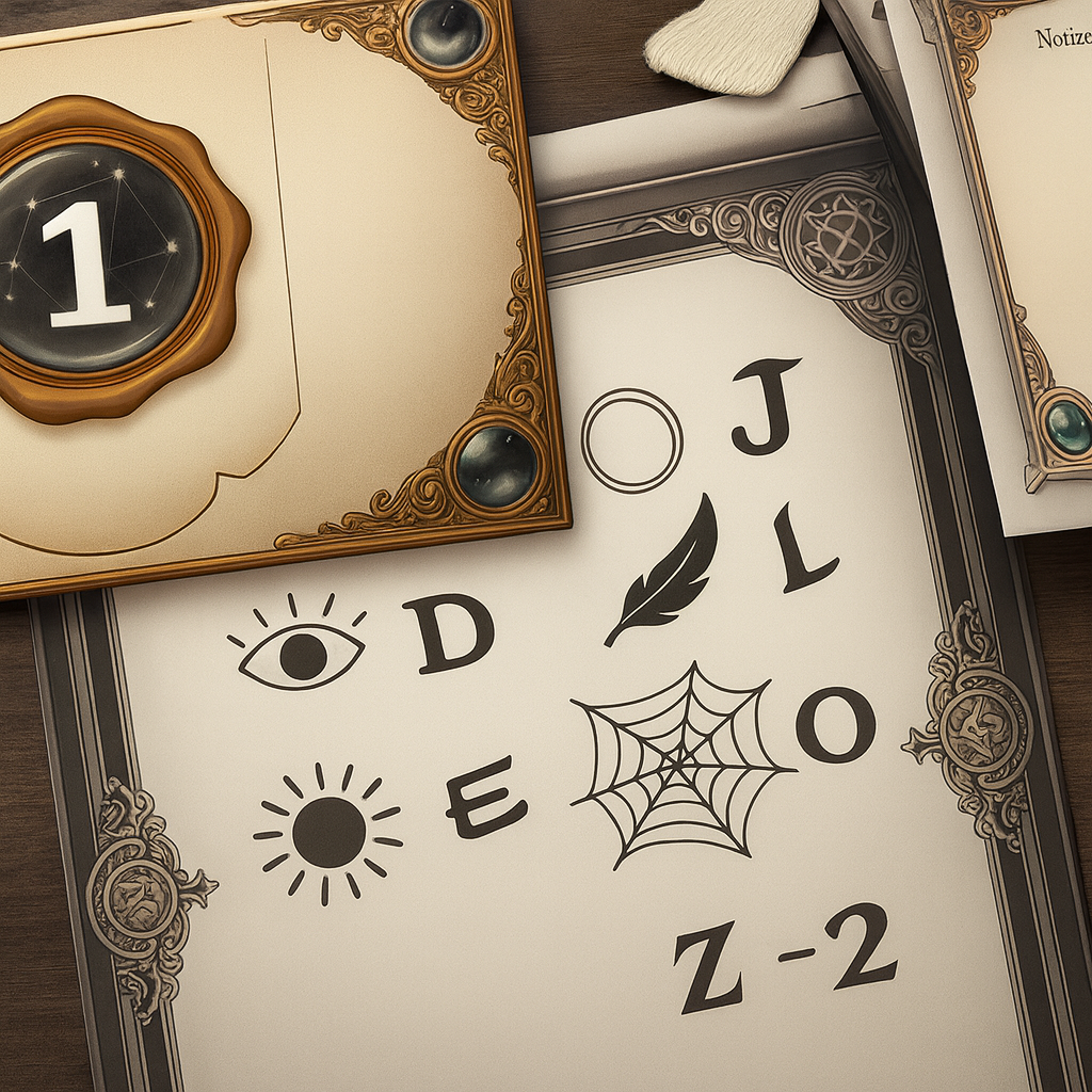 The Wizard School – Printable Escape Room