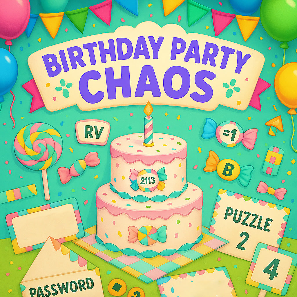 Birthday Party Chaos – Printable Escape Room