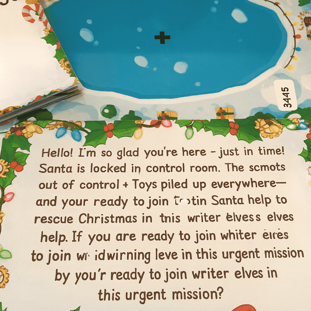 Santa Rescue Mission - Printable Escape Room Kit