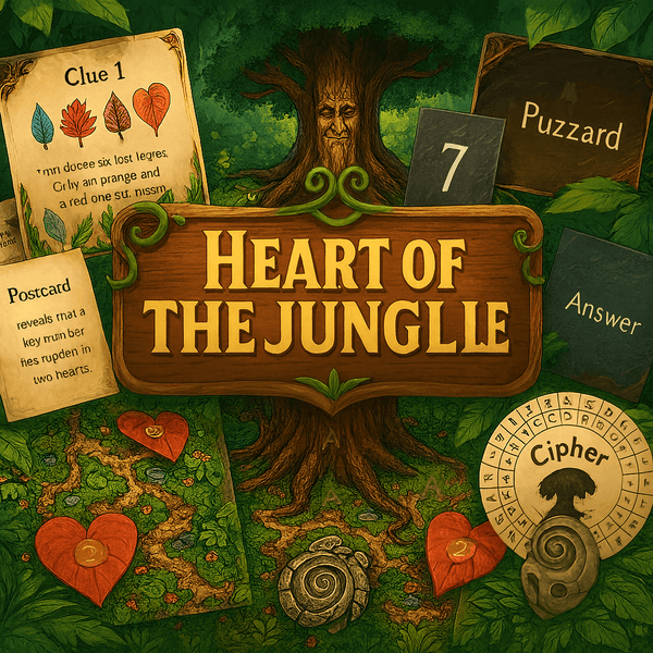 Heart of the Jungle - Printable Escape Room Kit