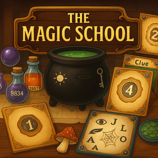 The Magic School - Printable Escape Room Kit
