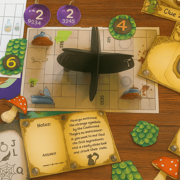 The Magic School - Printable Escape Room Kit