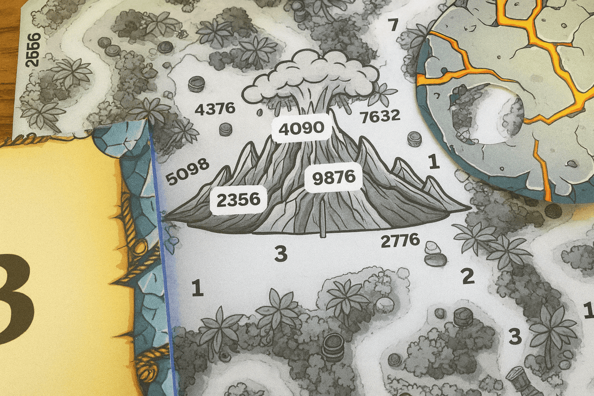 Pirate Volcano Adventure - Printable Escape Room Kit
