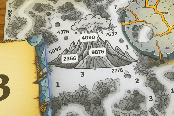 Pirate Volcano Adventure - Printable Escape Room Kit