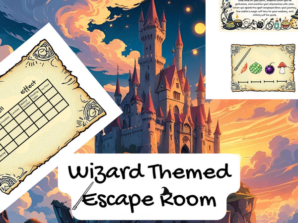 The Wizard School – Printable Escape Room