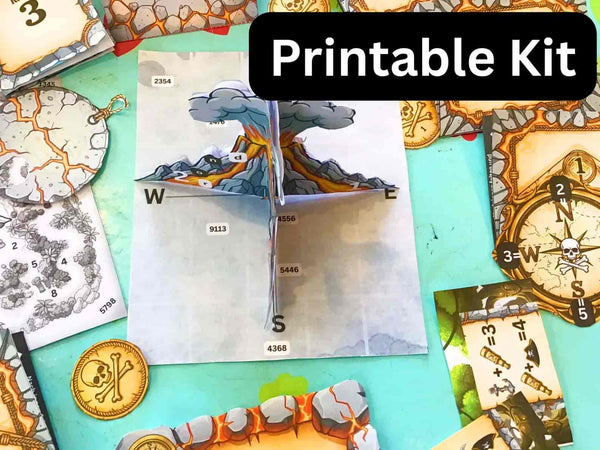 Curse of the Pirate Volcano – Printable Escape Room