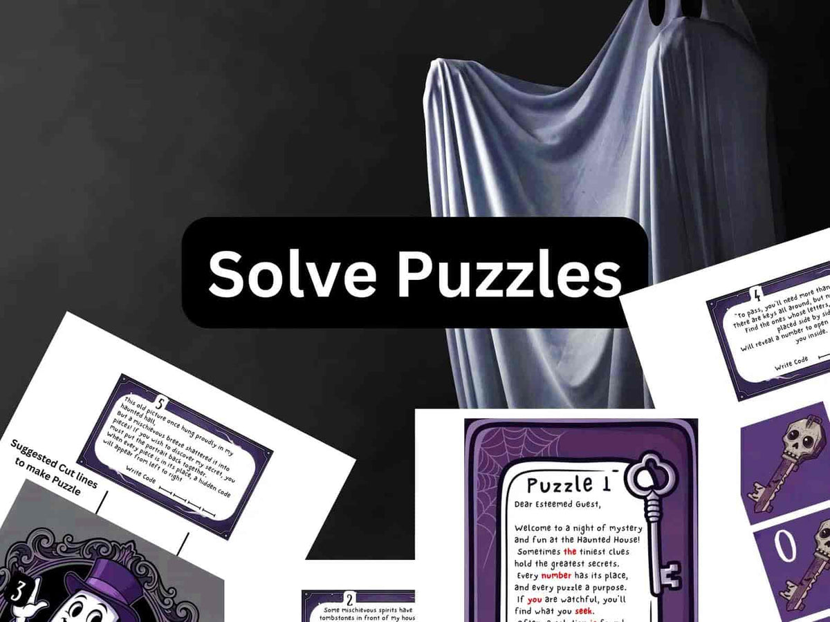 Escape from the Haunted House – Printable Escape Room